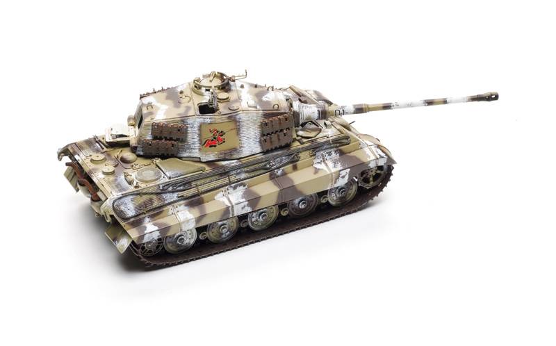 Sd.Kfz.182 King Tiger Henschel Turret w/Zimmerit Pz.Abt.505 w/New Track Parts – Image 4
