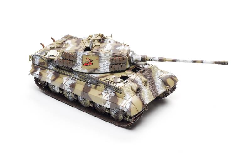 Sd.Kfz.182 King Tiger Henschel Turret w/Zimmerit Pz.Abt.505 w/New Track Parts – Image 5