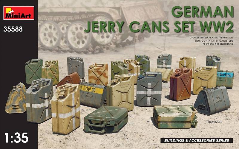 GERMAN JERRY CANS SET WW2