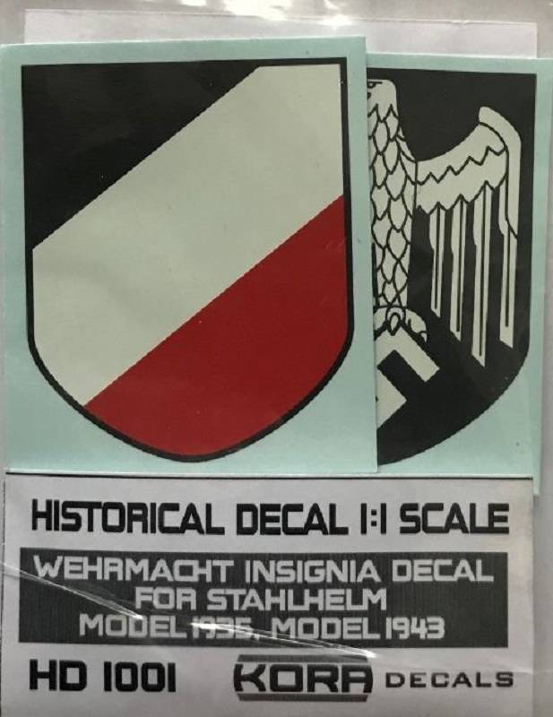 Helmet decal Wehrmacht Insignia (1935,1943)
