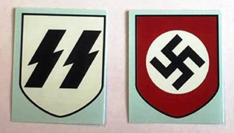 Helmet decal Waffen SS Insignia (1935,1943) – Image 2