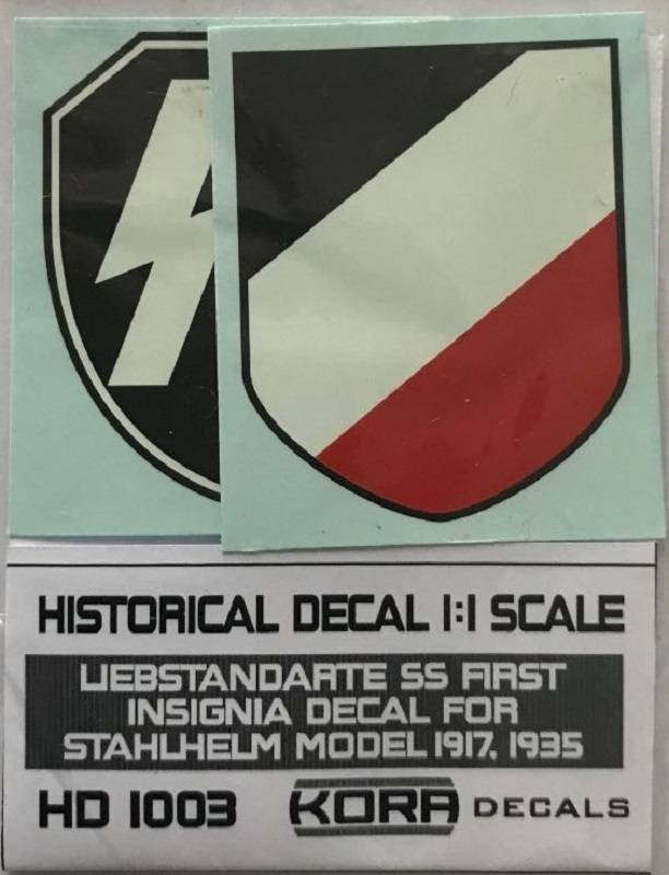 Helmet decal Liebstand. SS 1st Insignia (1917,1935)
