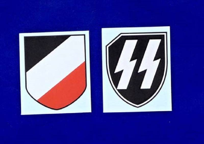 Helmet decal Liebstand. SS 1st Insignia (1917,1935) – Image 2