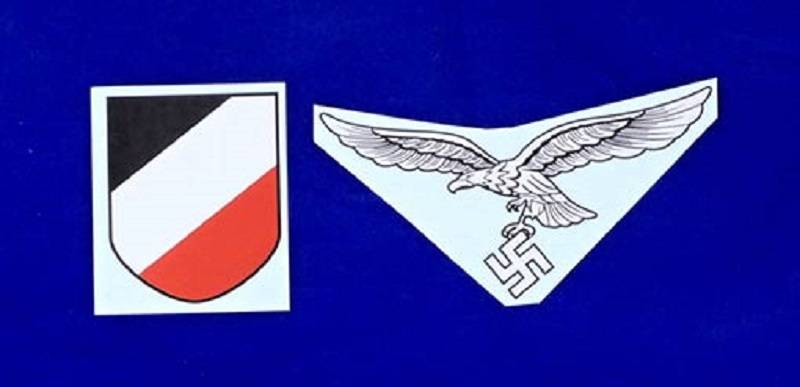 Helmet decal Luftwaffe Insignia (1935, 1937, 1943) – Image 2