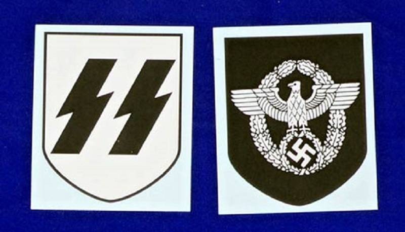 Helmet decal Polizei-Grenad.Div.Insignia (1935, 1943) – Image 2