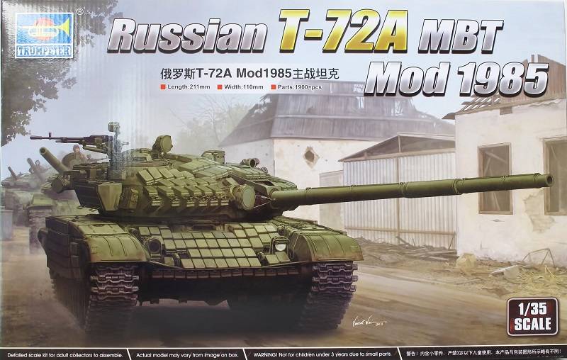 Russian T-72A MBT Mod1985