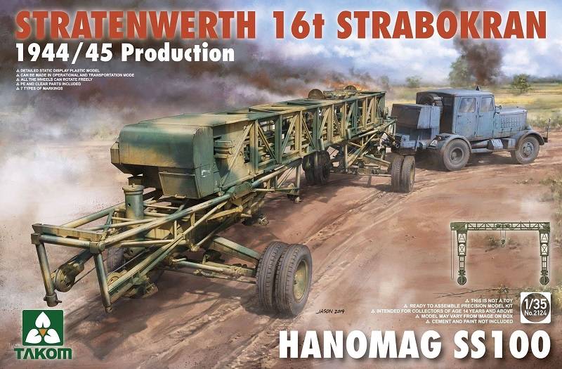 Stratenwerth 16t Strabokran 1944/45 Production + Hanomag SS100