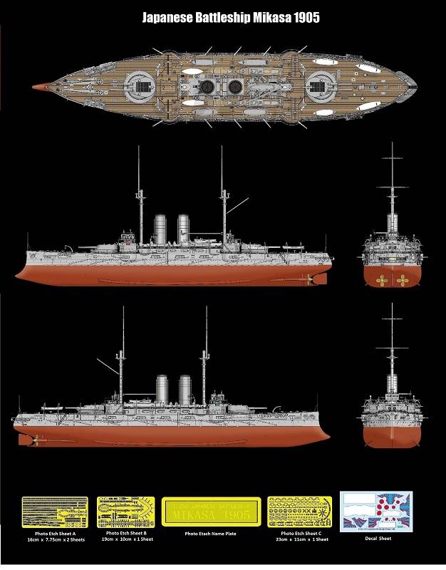 Japanese Battleship Mikasa 1905 – Image 2