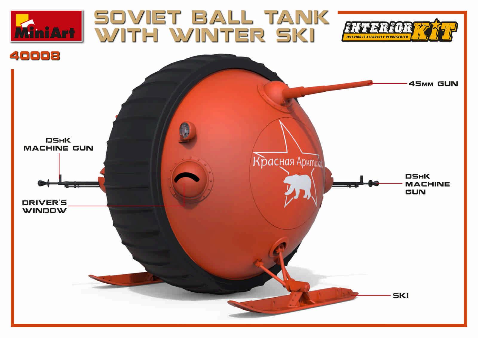RÉSERVOIR À BALLES SOVIÉTIQUE AVEC SKI D'HIVER. KIT INTÉRIEUR – Image 10