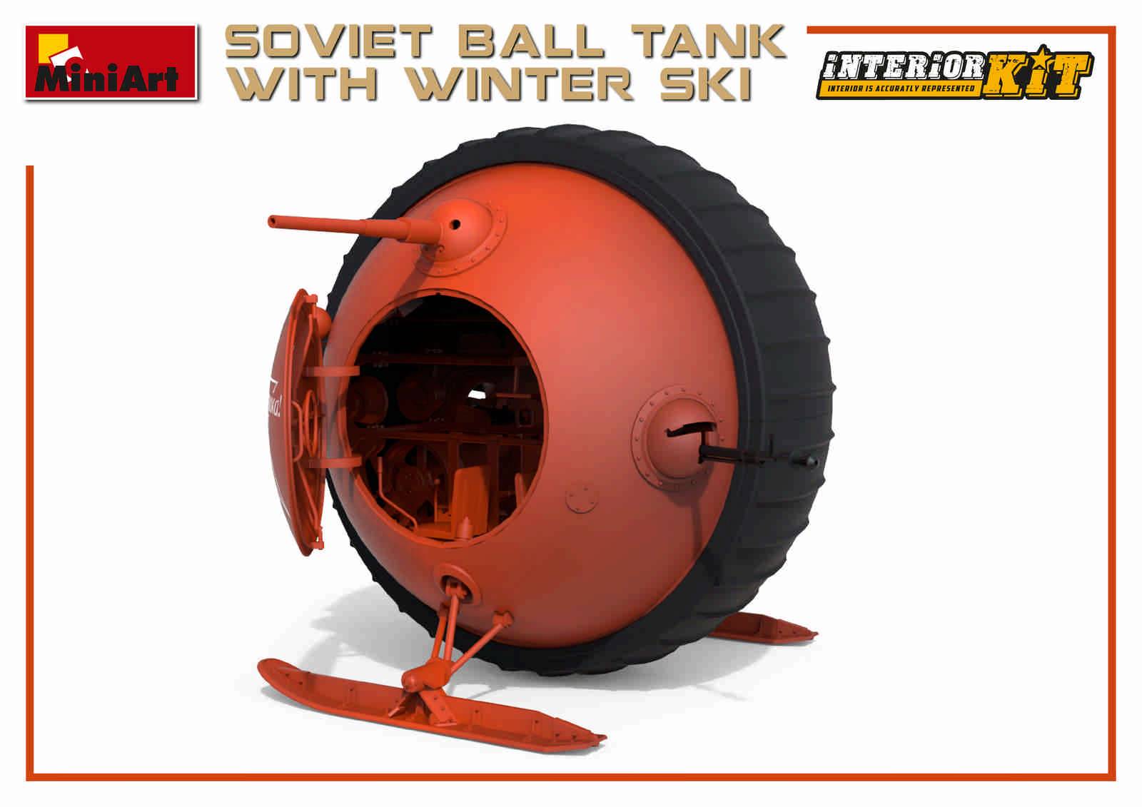 RÉSERVOIR À BALLES SOVIÉTIQUE AVEC SKI D'HIVER. KIT INTÉRIEUR – Image 12