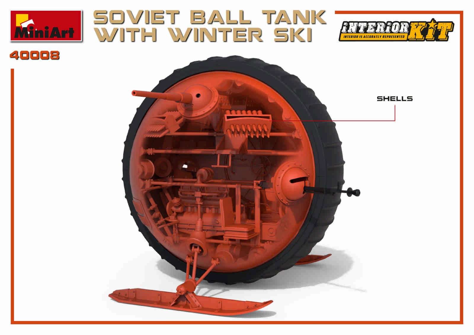 RÉSERVOIR À BALLES SOVIÉTIQUE AVEC SKI D'HIVER. KIT INTÉRIEUR – Image 14