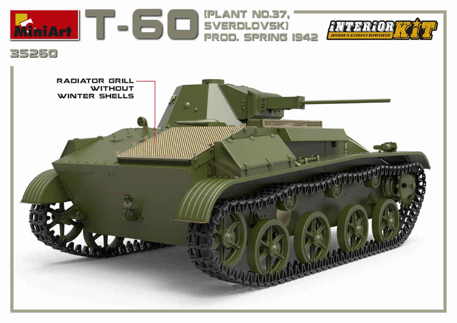 T-60 PLANT N.37, SVERDLOVSK PROD. SPRING 1942. INTERIOR KIT – Image 8