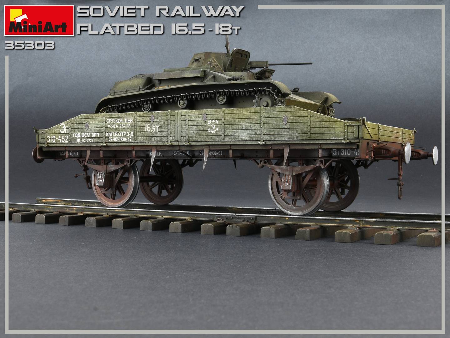 SOVIET RAILWAY FLATBED 16,5-18t – Image 2