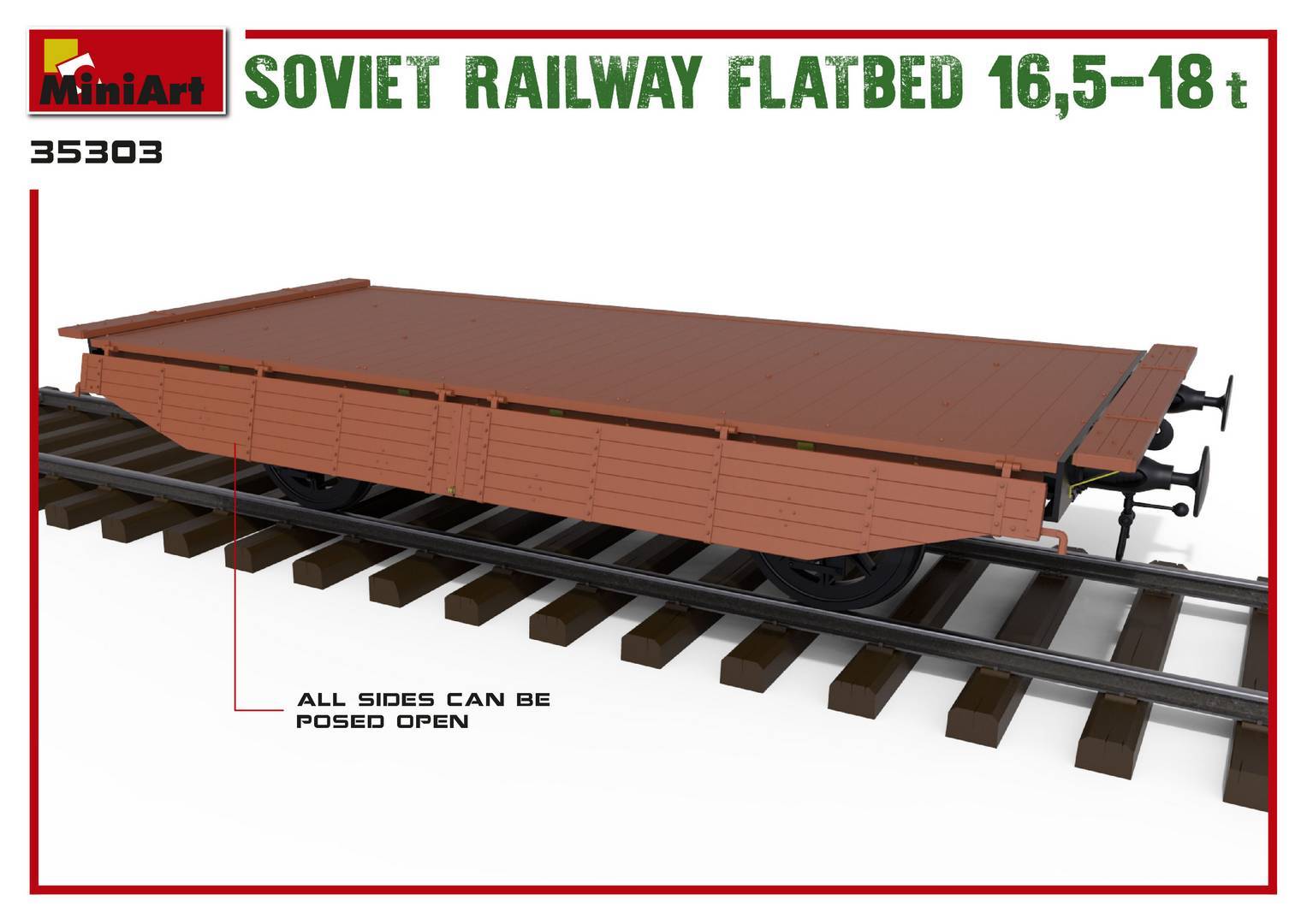 SOVIET RAILWAY FLATBED 16,5-18t – Image 11