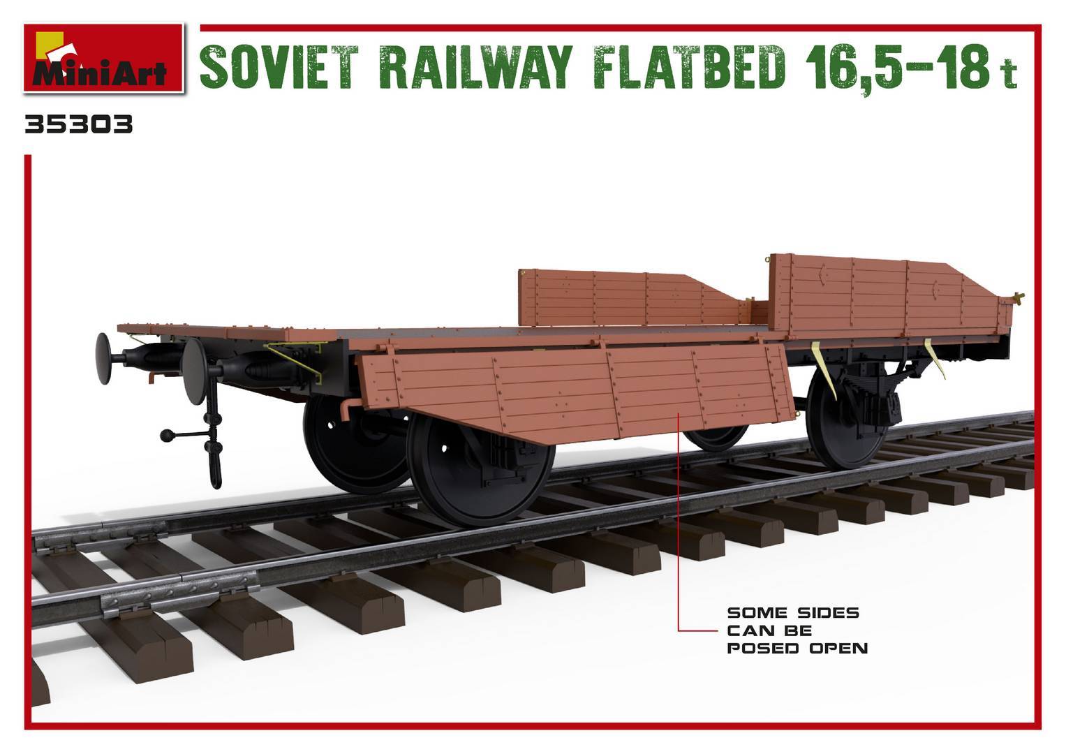 SOVIET RAILWAY FLATBED 16,5-18t – Image 12