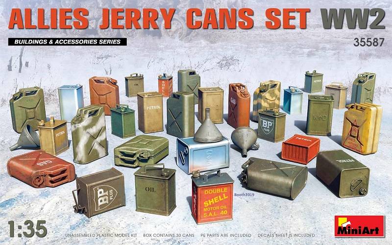 ALLIES JERRY CANS SET WW2