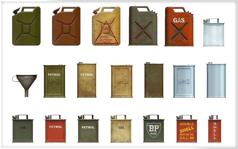 ALLIES JERRY CANS SET WW2 – Image 2