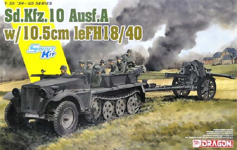 Sd.Kfz.10 Ausf.A + 10.5cm le.FH.18/40