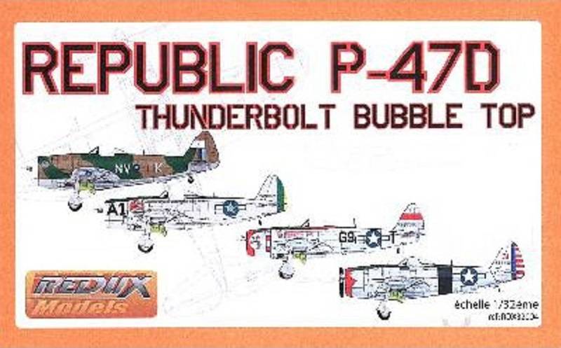 REPUBLIC P-47 D THUNDERBOLT BUBBLE TOP