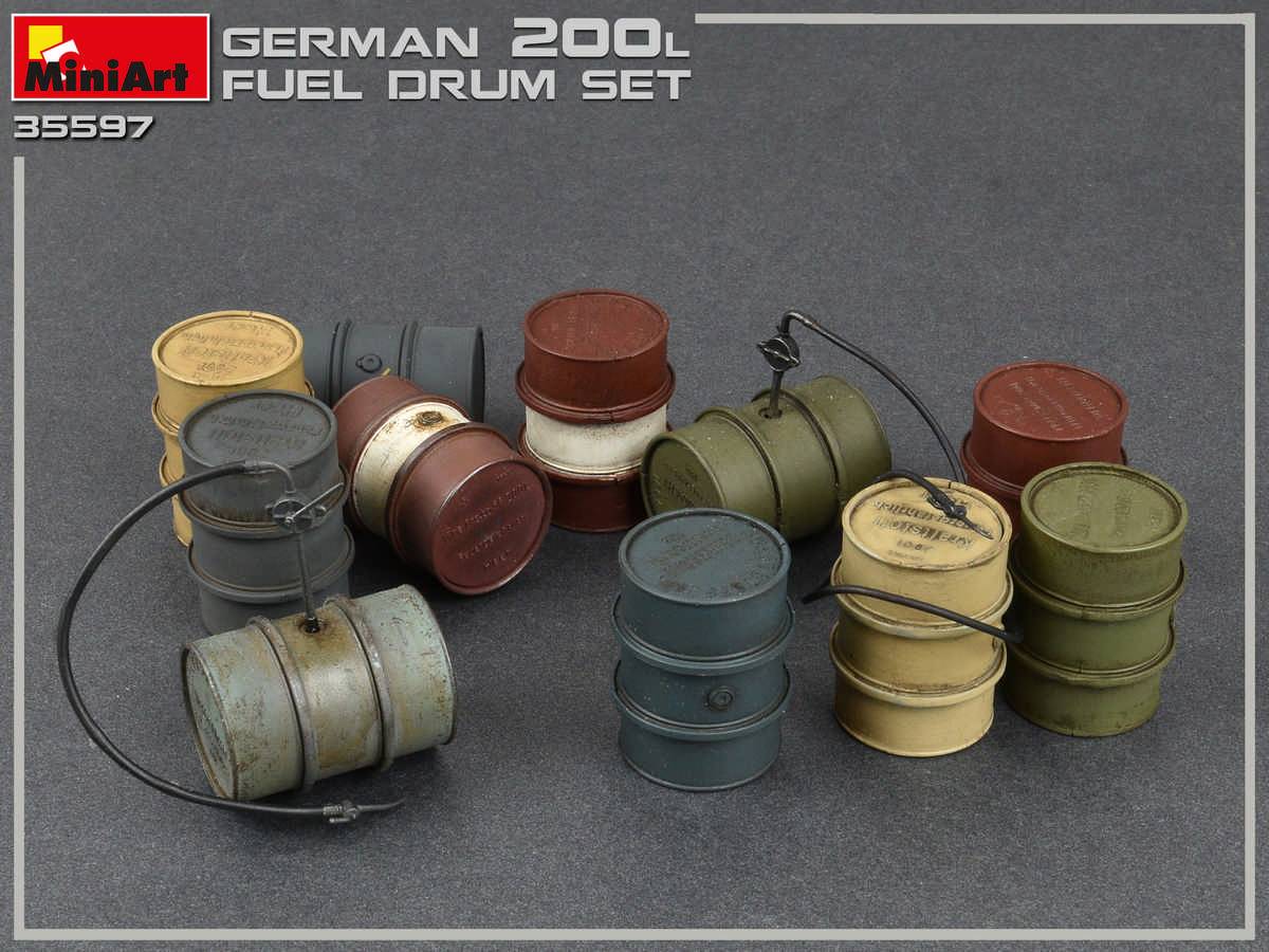 GERMAN 200L FUEL DRUMS WW2 – Image 2