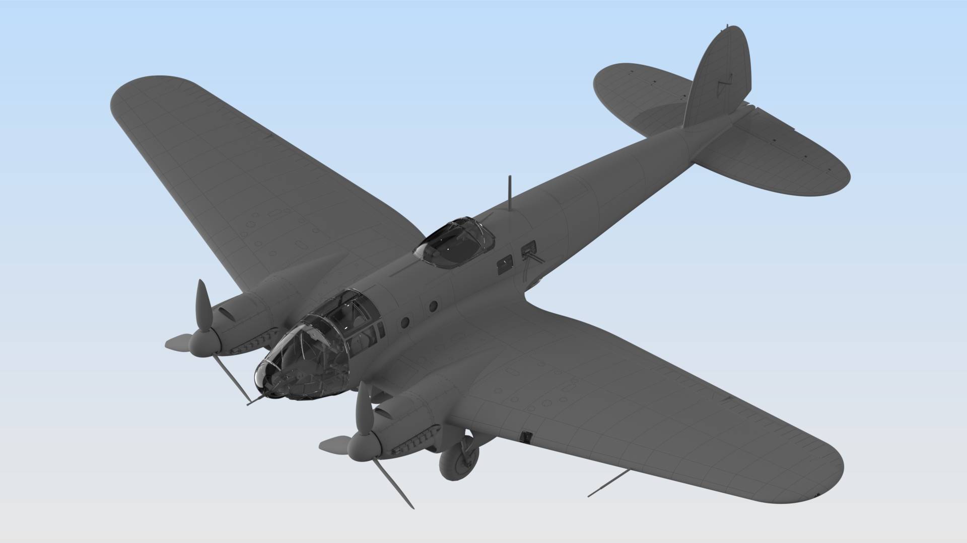 He 111H-16 WWII German Bomber – Image 2