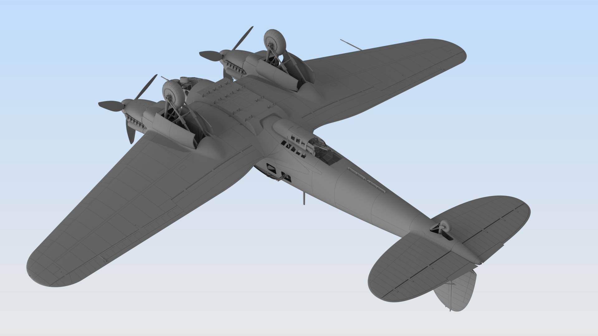 He 111H-16 WWII German Bomber – Image 4