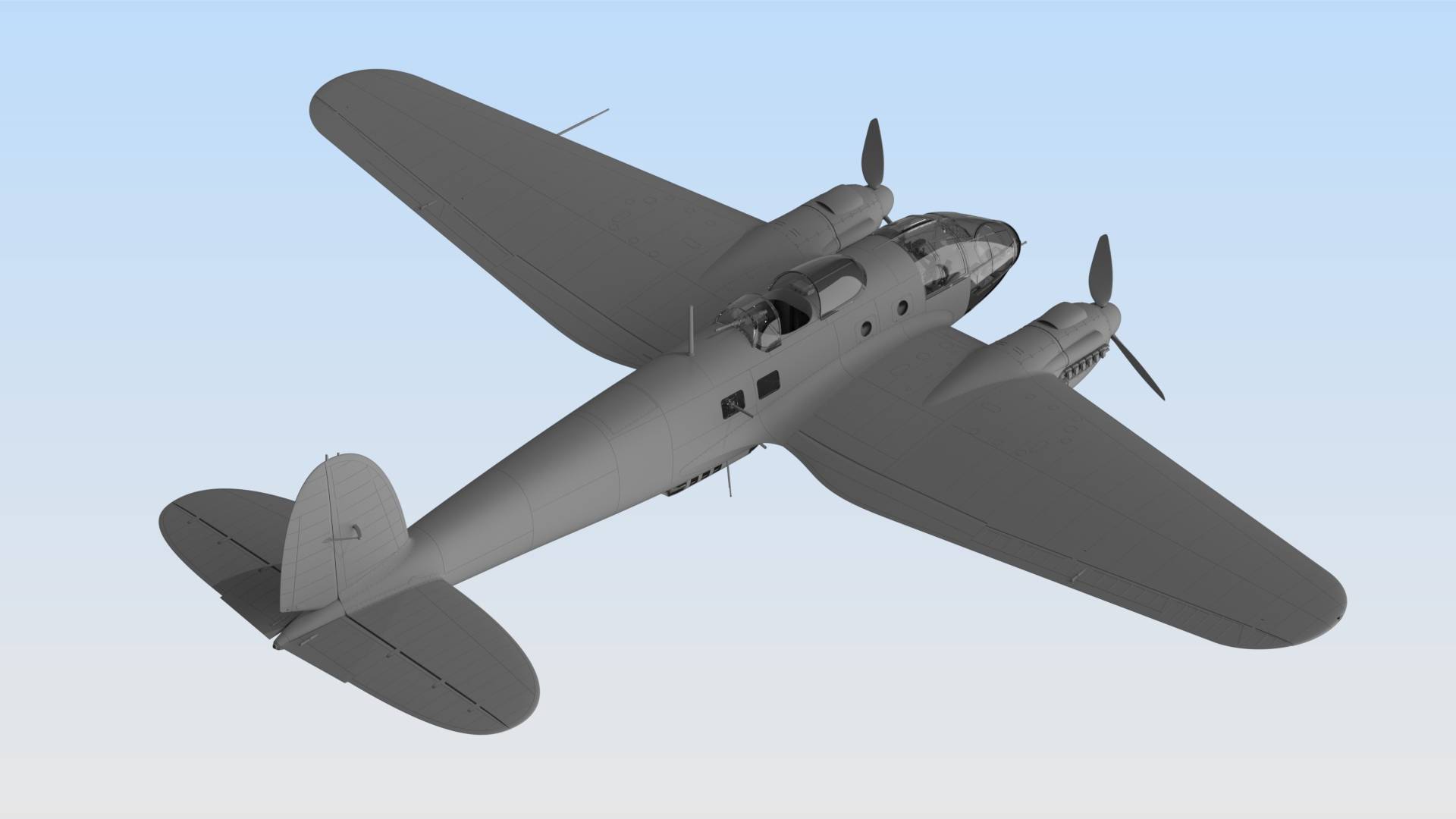 He 111H-16 WWII German Bomber – Image 5