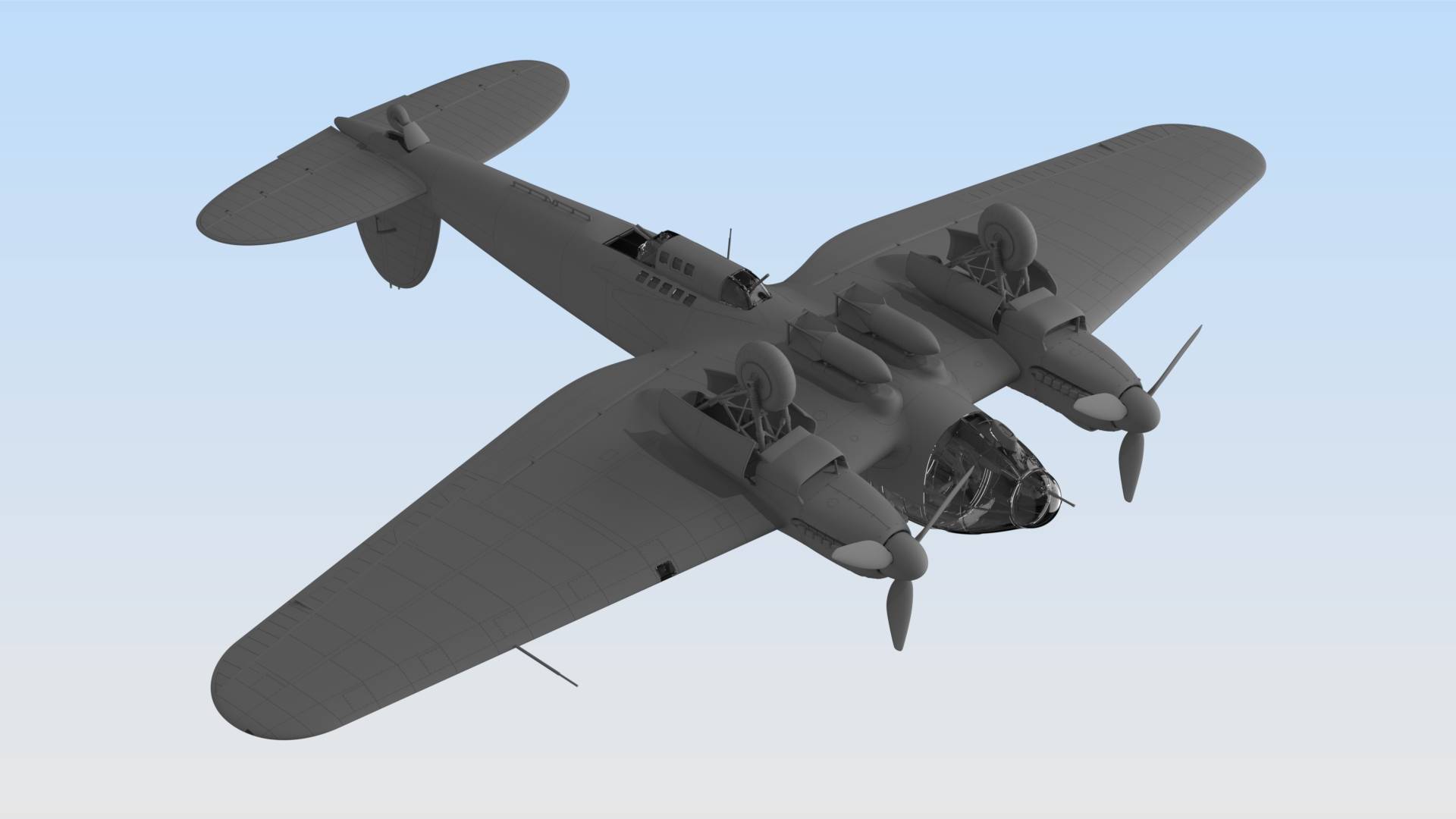 He 111H-16 WWII German Bomber – Image 6