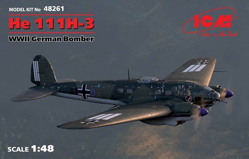 He 111H-3 WWII German Bomber