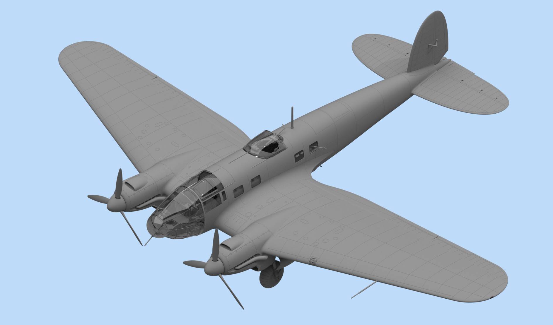 He 111H-3 WWII German Bomber – Image 2
