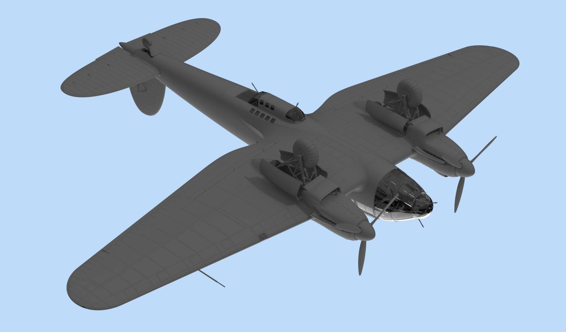 He 111H-3 WWII German Bomber – Image 4