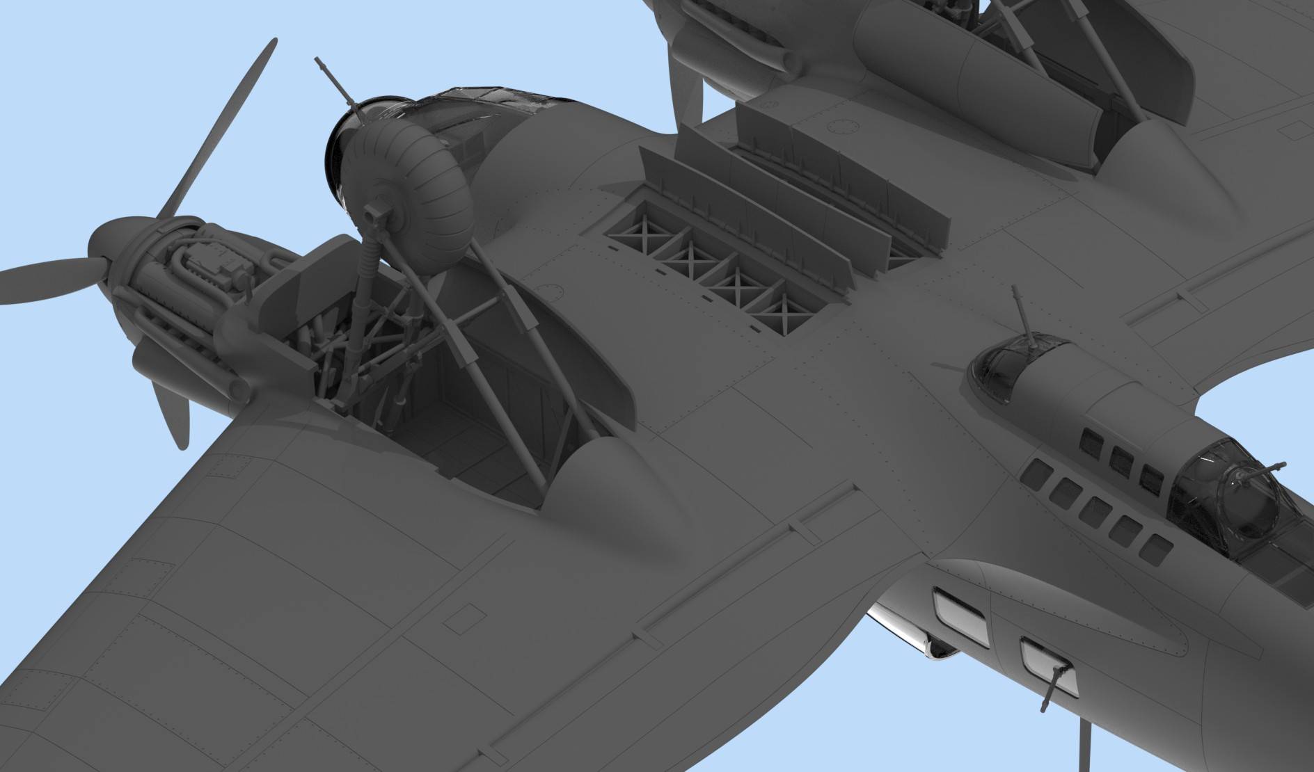 He 111H-3 WWII German Bomber – Image 5