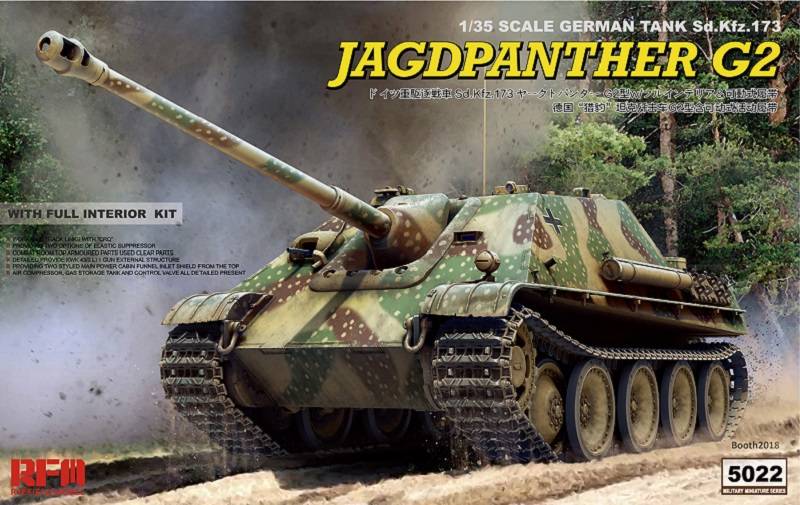 Jagdpanther G2 with full interior & workable track links