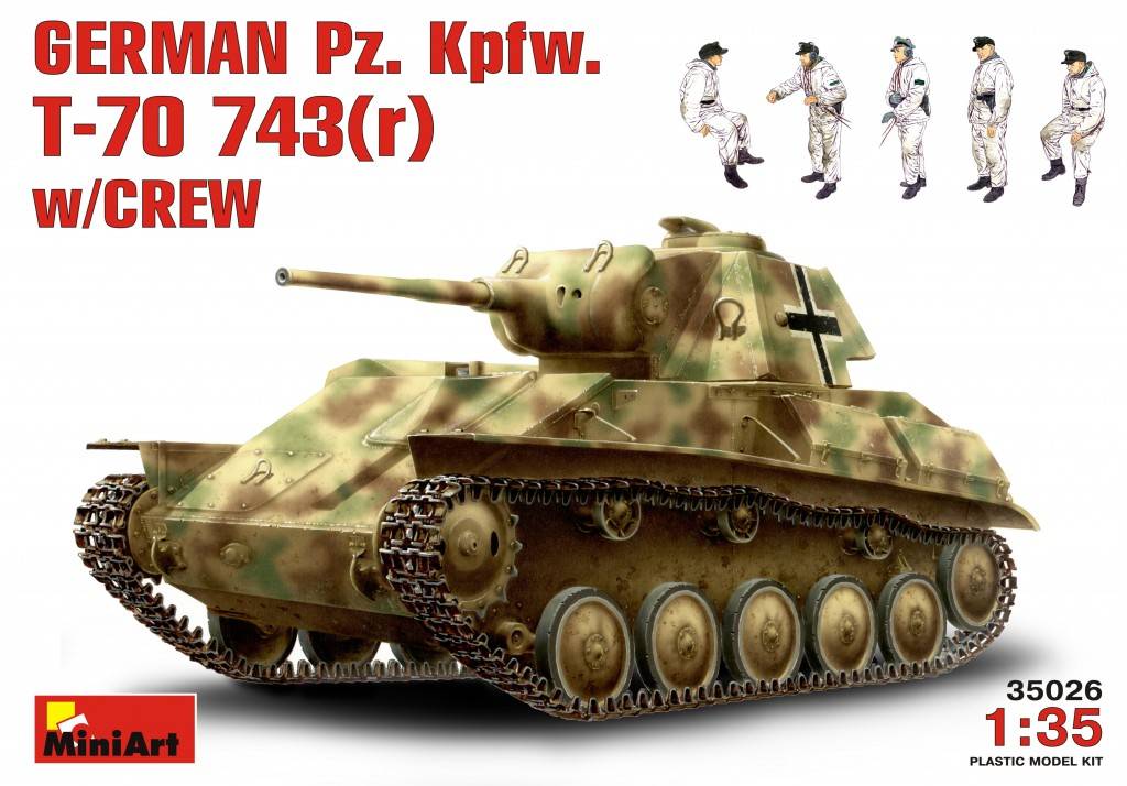 GERMAN Pz. Kpfw. T-70 743(r) w/CREW