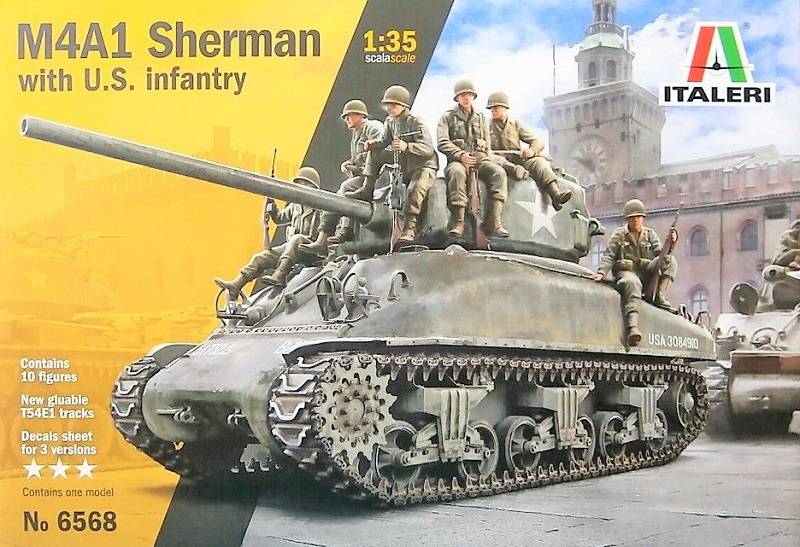M4A1 SHERMAN WITH U.S. INFANTRY