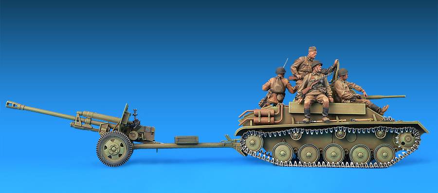 SOVIET T-70M & ZIS-3 w/CREW – Image 2