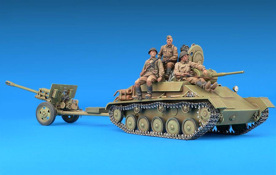 SOVIET T-70M & ZIS-3 w/CREW – Image 3