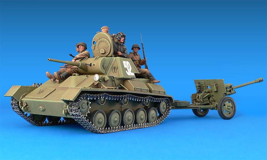 SOVIET T-70M & ZIS-3 w/CREW – Image 4