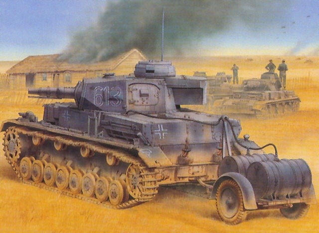 Pz.Kpfw.IV/Ausf.E Tauchpanzer w/Betriebsstoffanhanger – Image 3