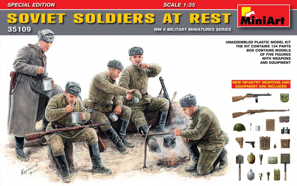 SOVIET SOLDIERS AT REST SPECIAL EDITION