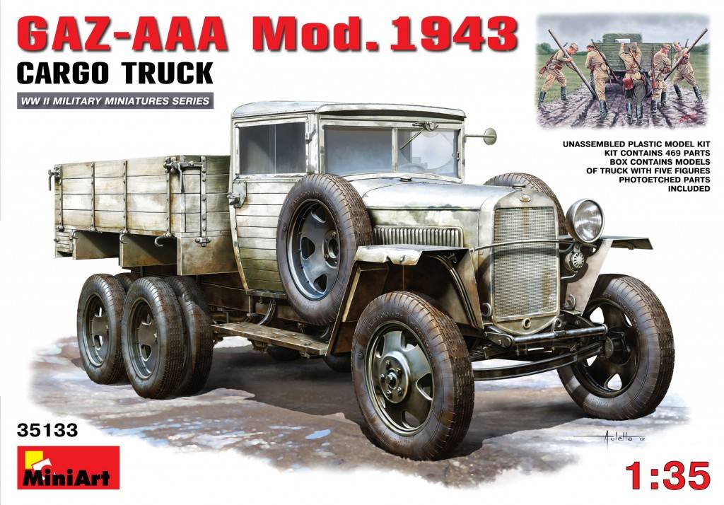 GAZ-AAA Mod. 1943. CARGO TRUCK