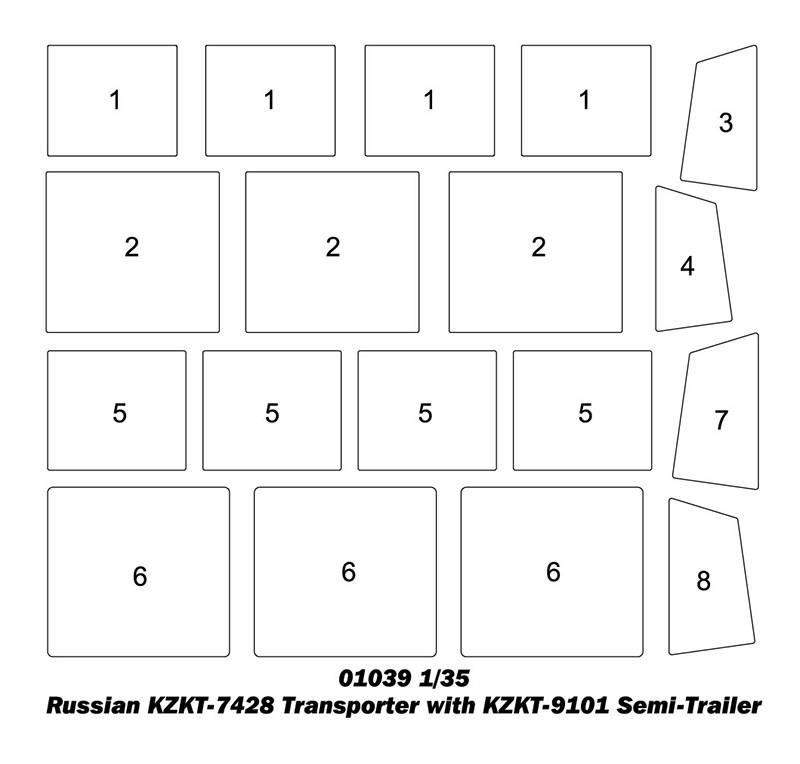 Russian KZKT-7428 Transporter with KZKT-9101 Semi-Trailer – Image 5