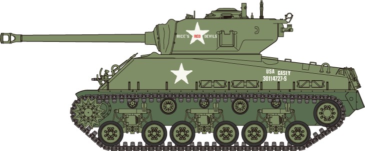 U.S. Medium Tank M4A3E8 Sherman "Easy Eight" (KOREAN WAR) tasca 35023 1/35ème – Image 3