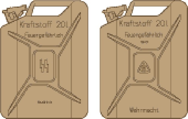 WWⅡ GERMAN JERRYCAN SET A – Image 2