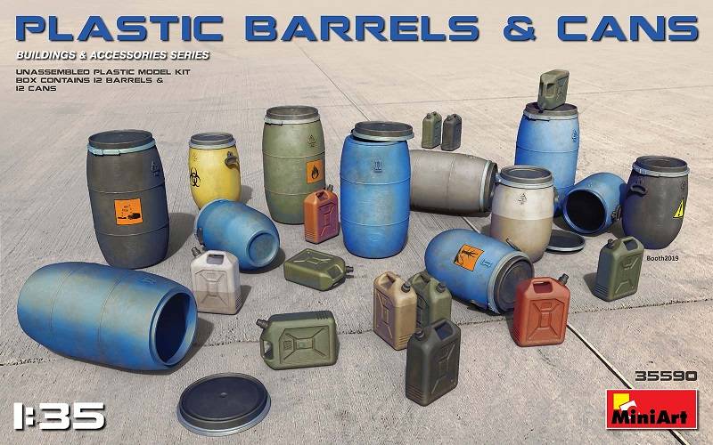 PLASTIC BARRELS & CANS