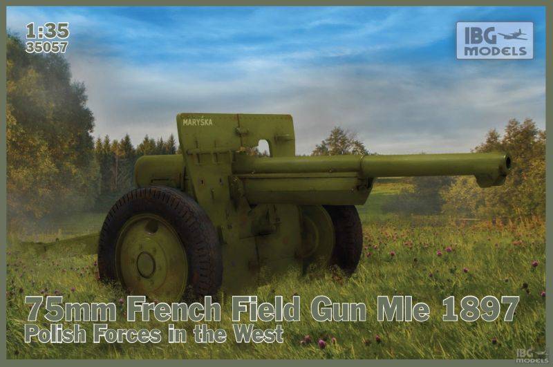 75mm French Field Gun Mle 1897 Polish Forces in the West
