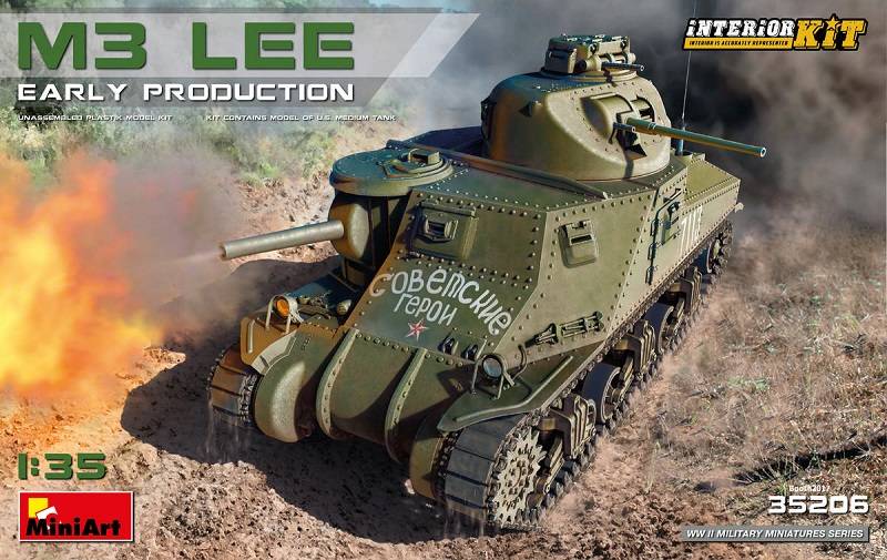 M3 LEE EARLY PRODUCTION. INTERIOR KIT