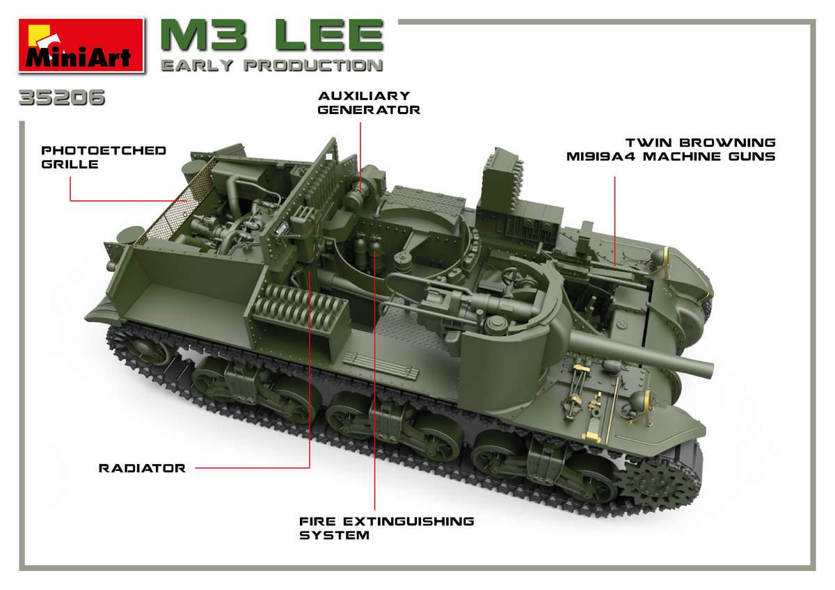 M3 LEE EARLY PRODUCTION. INTERIOR KIT – Image 24