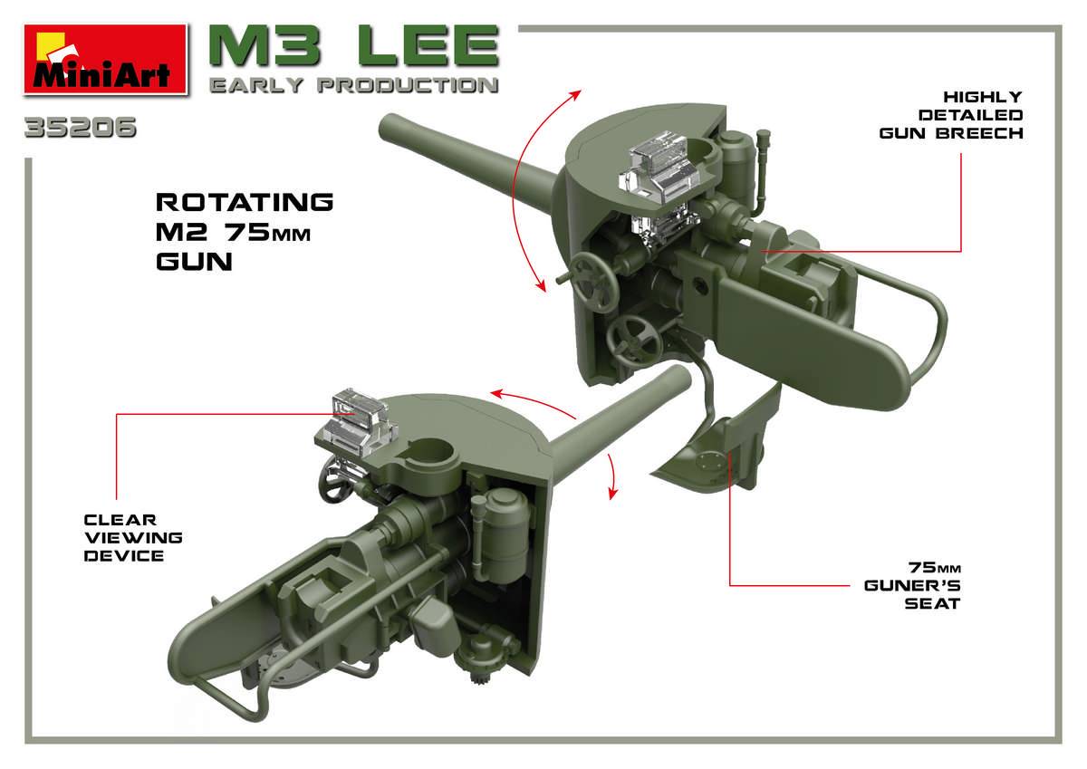 M3 LEE EARLY PRODUCTION. INTERIOR KIT – Image 25