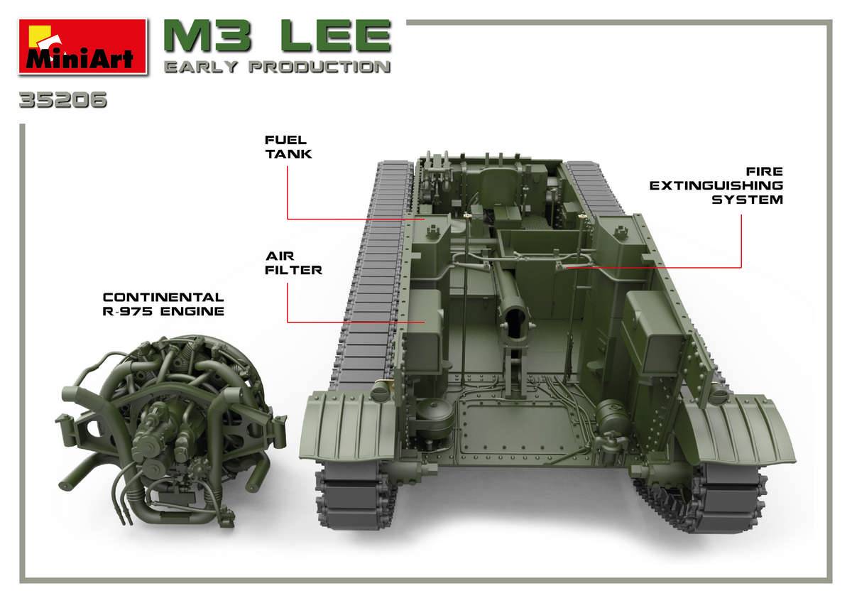 M3 LEE EARLY PRODUCTION. INTERIOR KIT – Image 26